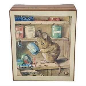 Beatrix Potter Vintage Music Box - The Tale of Two Bad Mice